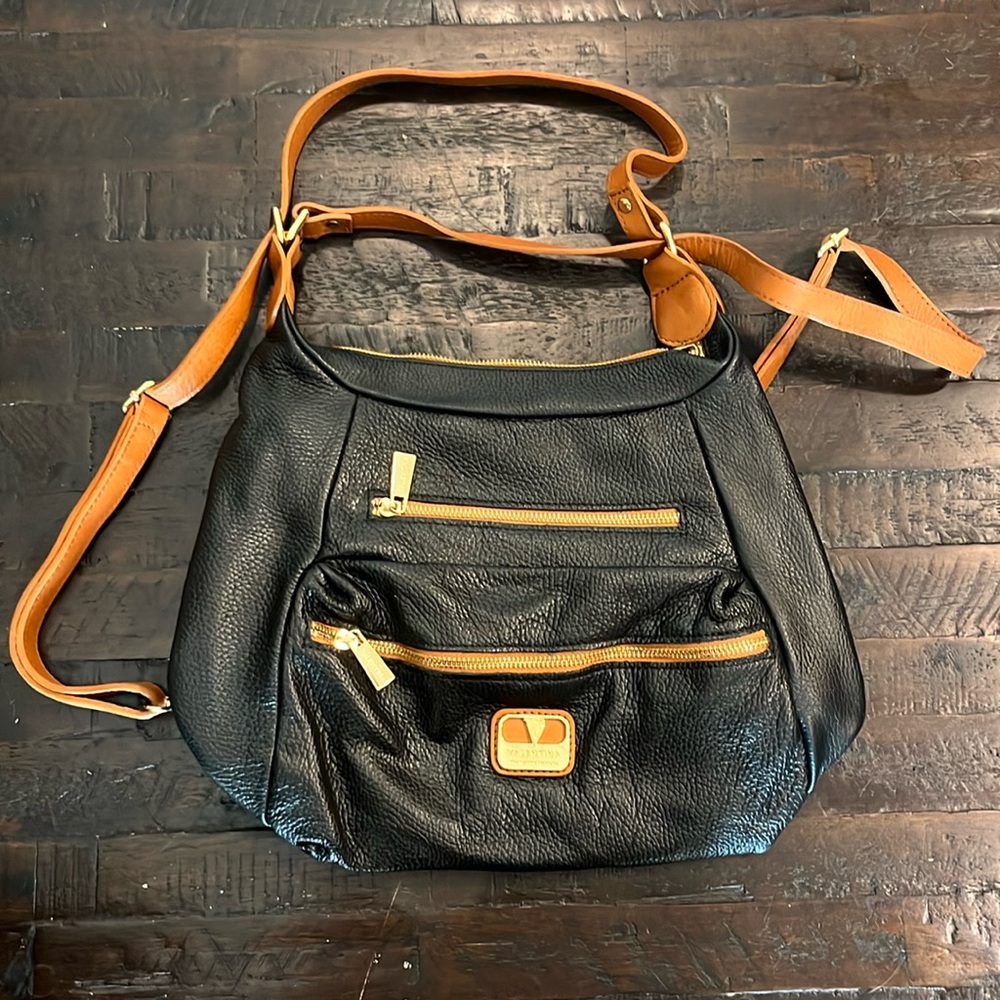 Valentina Leather Shoulder Bag Adjustable Strap